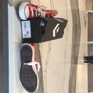 NWT Converse All star high top in red